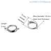 2 Pcs Chicken Bone Scissors Accessories Spring Wire Diameter 1.8mm Outer Diameter 15mm Nickel Plated Steel Torsion Spring