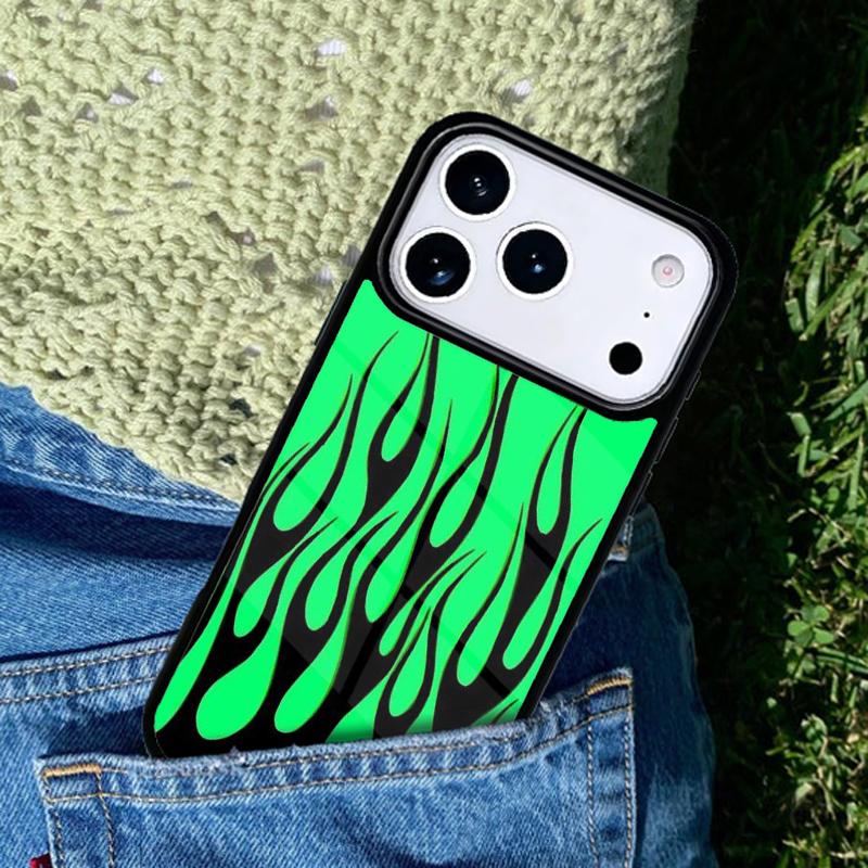 Cool Flame Colorful Pattern Phone Case Cover for IPhone 11 12 13 14 15 16e 17 Pro Max Coque for IPhone 17 Air