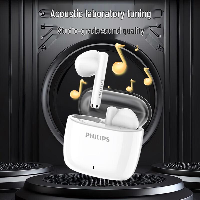 PHILIPS TAT2420 Wireless Bluetooth In-Ear Earbuds with AI Noise Reduction