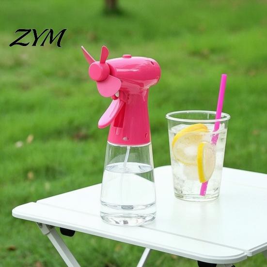 Personal Misting Fan for Hot Weather Handheld Spray Fan, Portable with 400ml Water Travel Tank, Summer Cooling Outdoor Camping Battery Operated