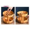 M-Double-Layer Simulated Pumpkin Fruit Basket Moisture-Proof Dust-Proof Fruit Box Layered Design Fruit Plate for Home Decoration
