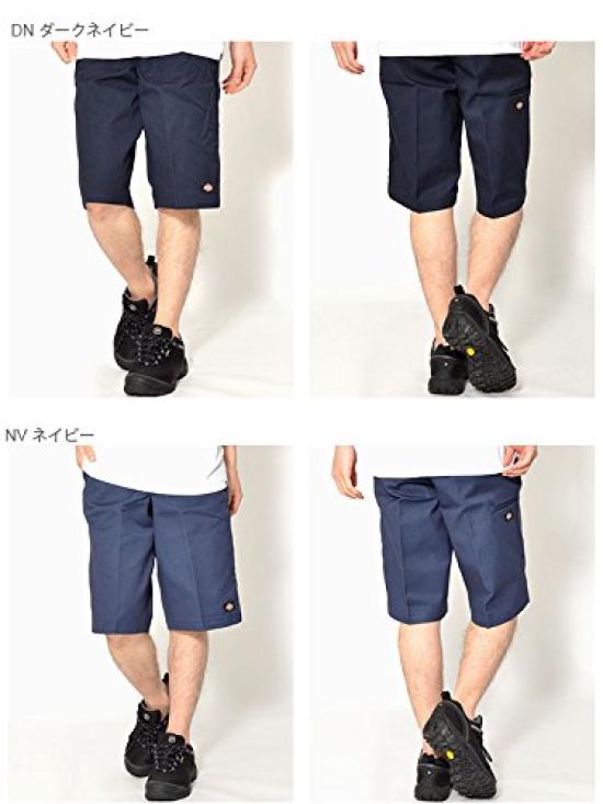Dickies Shorts 42283 Solid Color Large Size Charcoal MENS Pocket Work Short Charcoal Pants Shorts Work Shorts Classic Live Men's 13" Multi-Use