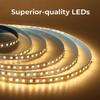 IP65 Wasserdichter 2835 LED-Streifen 5M 12V, 300LED Flexibles Bandlicht, Weiß Warmweiß Blau Grün Rot für Heimdekoration