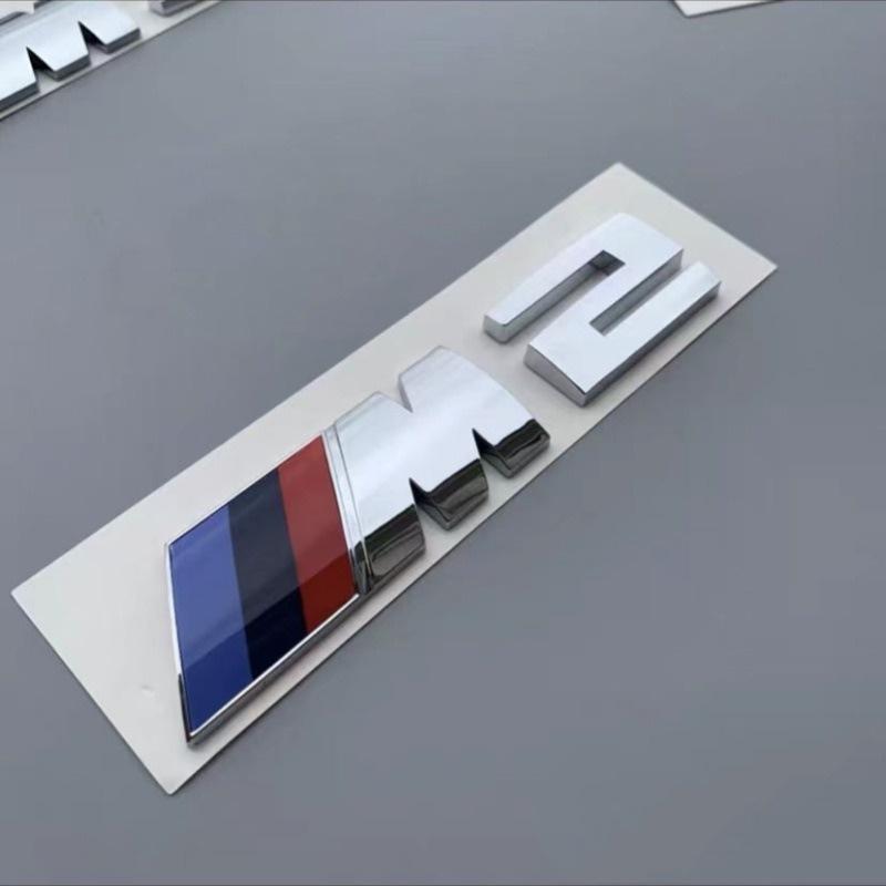 BBKI7 3D Emblem Car Fender Side Rear Trunk Badge M Logo Sticker Number Decal For BMW M1 M2 M3 M4 M5 M6 M7 Performance Auto Accessories