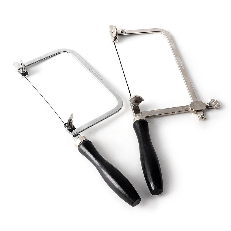 Handmade Mini Jewelry Fret Saw - U-Shaped Wire Saw for DIY Models
