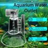 Transparent Oxygen Water Outlet Anti-Splash Aquarium Outflow Aerator  For Canister Filter