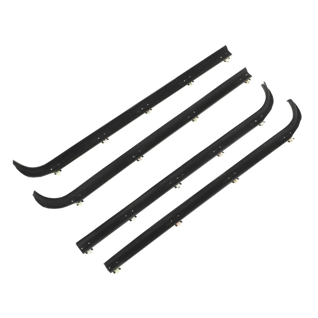 4 Stück Fensterleisten Dichtung Filz E7TZ1521452A Wasserdicht Staubdicht Geräuschreduzierung
