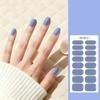 3PCS Solid Color No-Bake Gel Nail Stickers, Easy Application, Long-Lasting