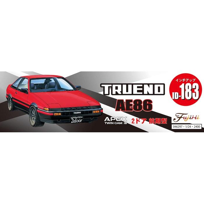 Fujimi Model 1/24 Scale Toyota 86 (2-Door GT/APEX Early Model) ID-183, Red/Gray