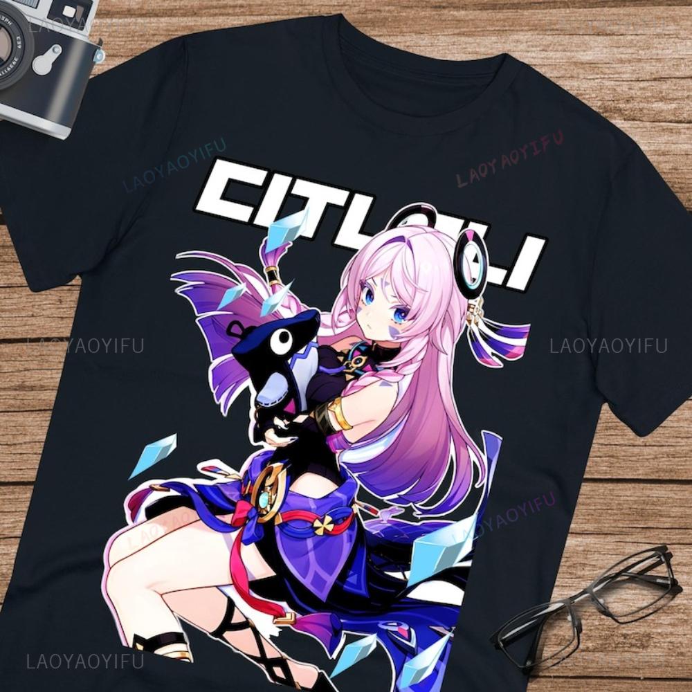Citlali Genshin Impact Graphic T Shirts WoUINISEX Unisex Fan Unisex Summer High Quality Cotton Tshirt Classic Cartoon Casual Clothes