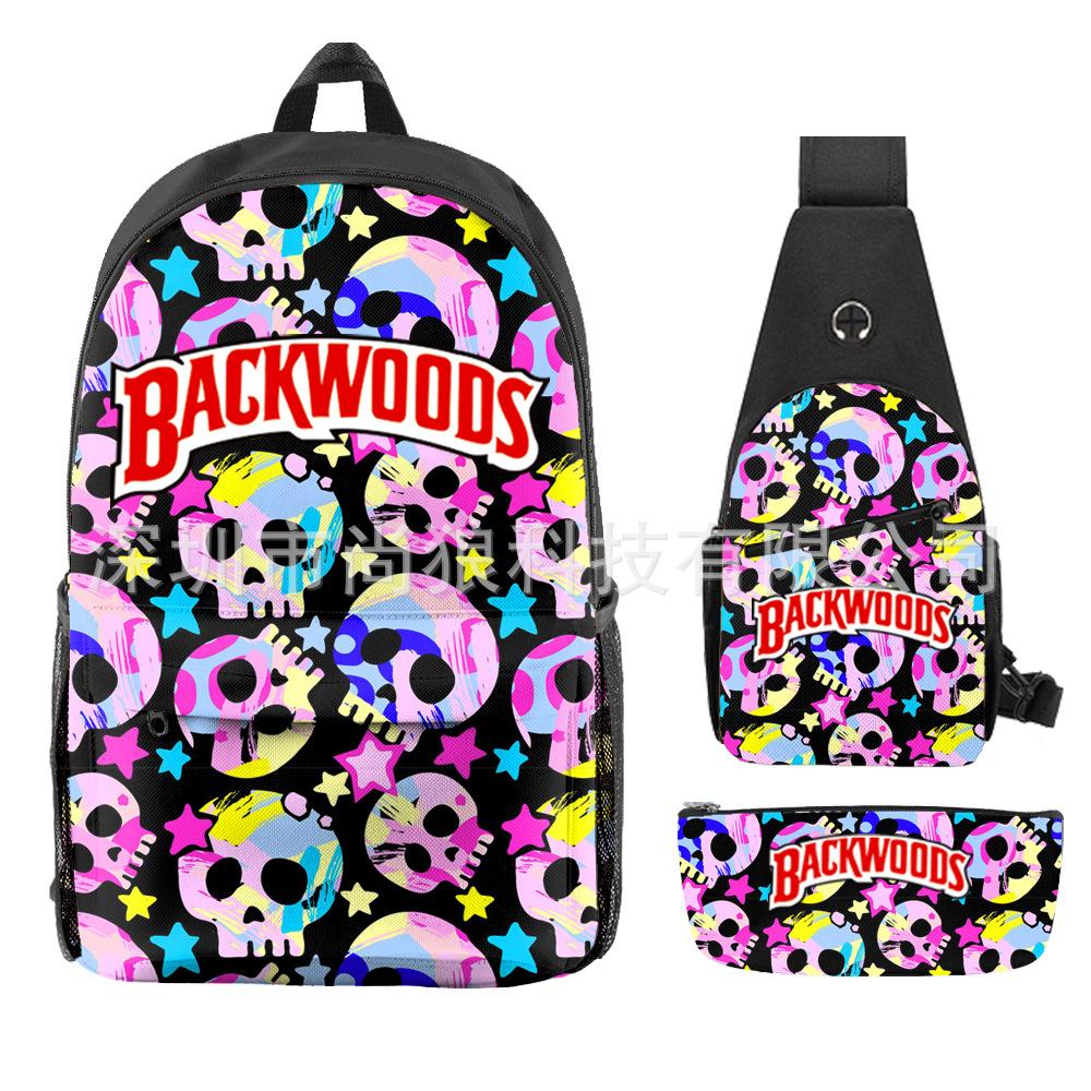 Student School Bag Backwoods Backpack Shoulder Bag School Bag Large Capacity Water-Proof Backpack
