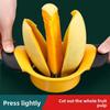 Mango Slicer Stainless Steel Mango Cutters Rubber Non Slip Handles Corer Peeler Mango Peel Knife