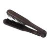 Wooden Hair Straightening Comb, Anti-Static Double Brush Design for Straight Hair, with Unique Handle for Sy   and Use As a Hair Dryer
