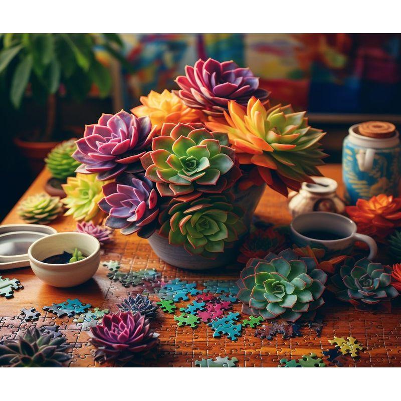 5d DIY Diamond Painting Full Square Succulent Plants Diamond Embroidery Beads Sets Mosaic Flower Rhinestone Picture