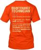 Maintenance Tech Fixes Stuff You Cant T Shirt Made In the USA Size S To 5XL
