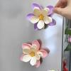 Double-Layer Sealing Clips for Kitchen Use, 3D Lotus/Cherry Blossom Design Refrigerator Magnets for Moisture-Proof Bag Sealing