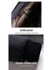 Men's Chenille Lapel Woolen Coat - Velvet Lined Winter Jacket for Middle-Aged and Elderly Dads