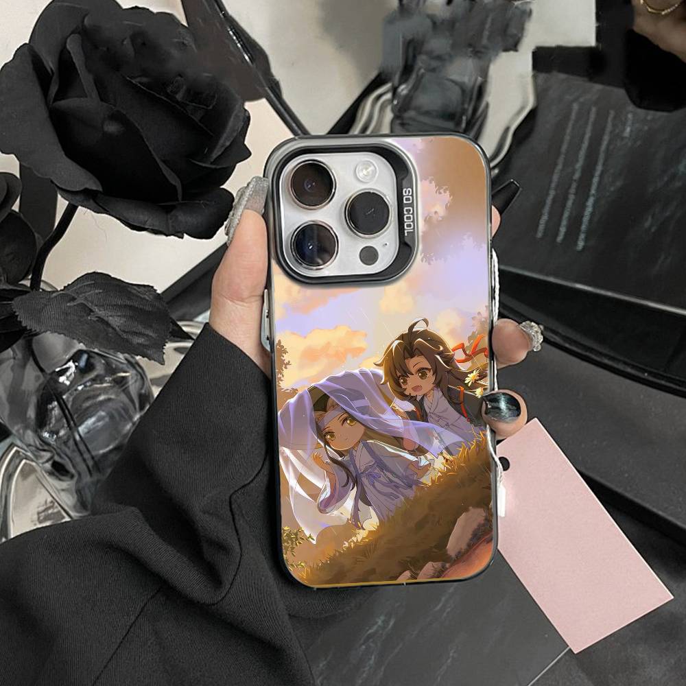 Grandmaster U-Demonic Cultivation Phone Case For iPhone17, 16,15,14,13,12 Pro Max Black Candy Matte Shockproof Cover