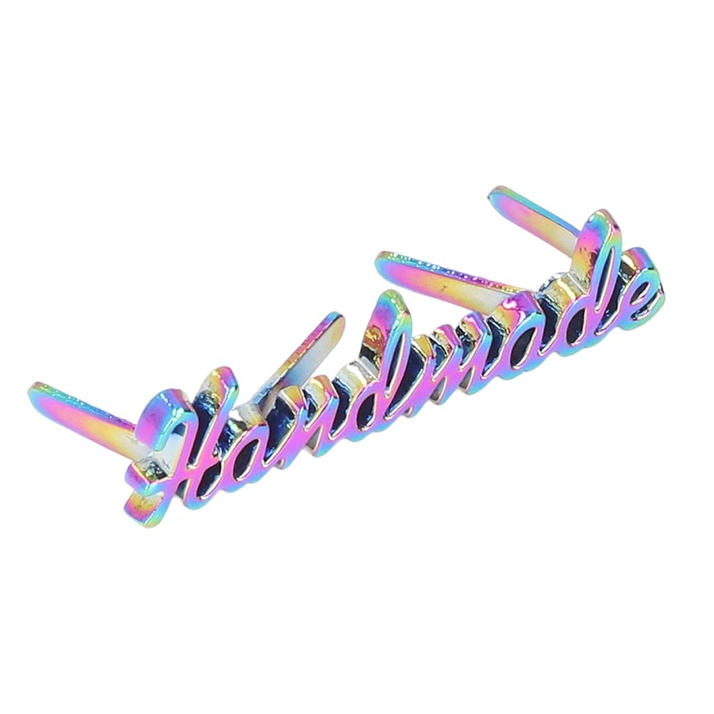 Handmade Labels Colorful Design Retro Style Fine Workmanship Exquisite Exterior DIY Bag Label