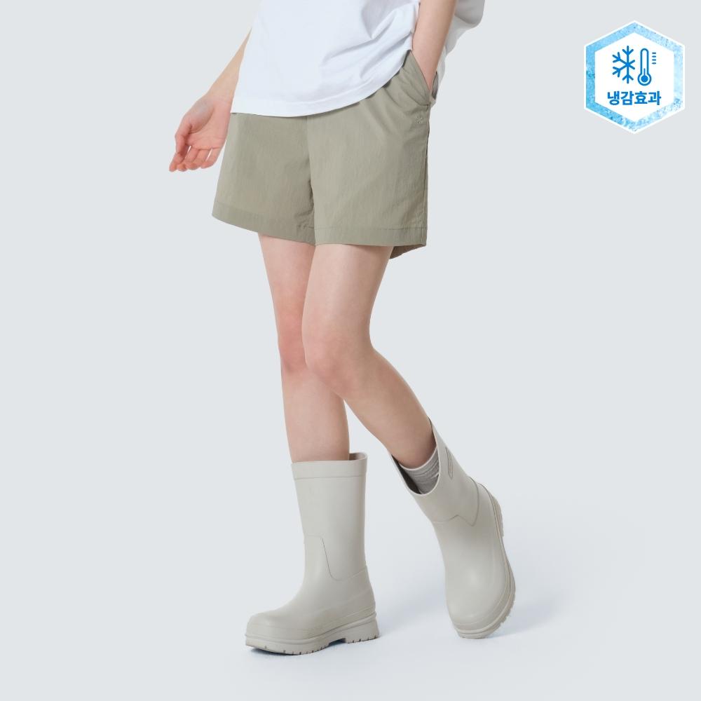 [Snowpeak] Route Women s Shorts Khaki Gray (S26MWRHP61) 70(S)