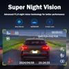 4K Car Dvr WIFI APP Dash Cam for Car GPS Video Recorder Front and Rear View Camera Night Vision Black Box Parking Monitor Car