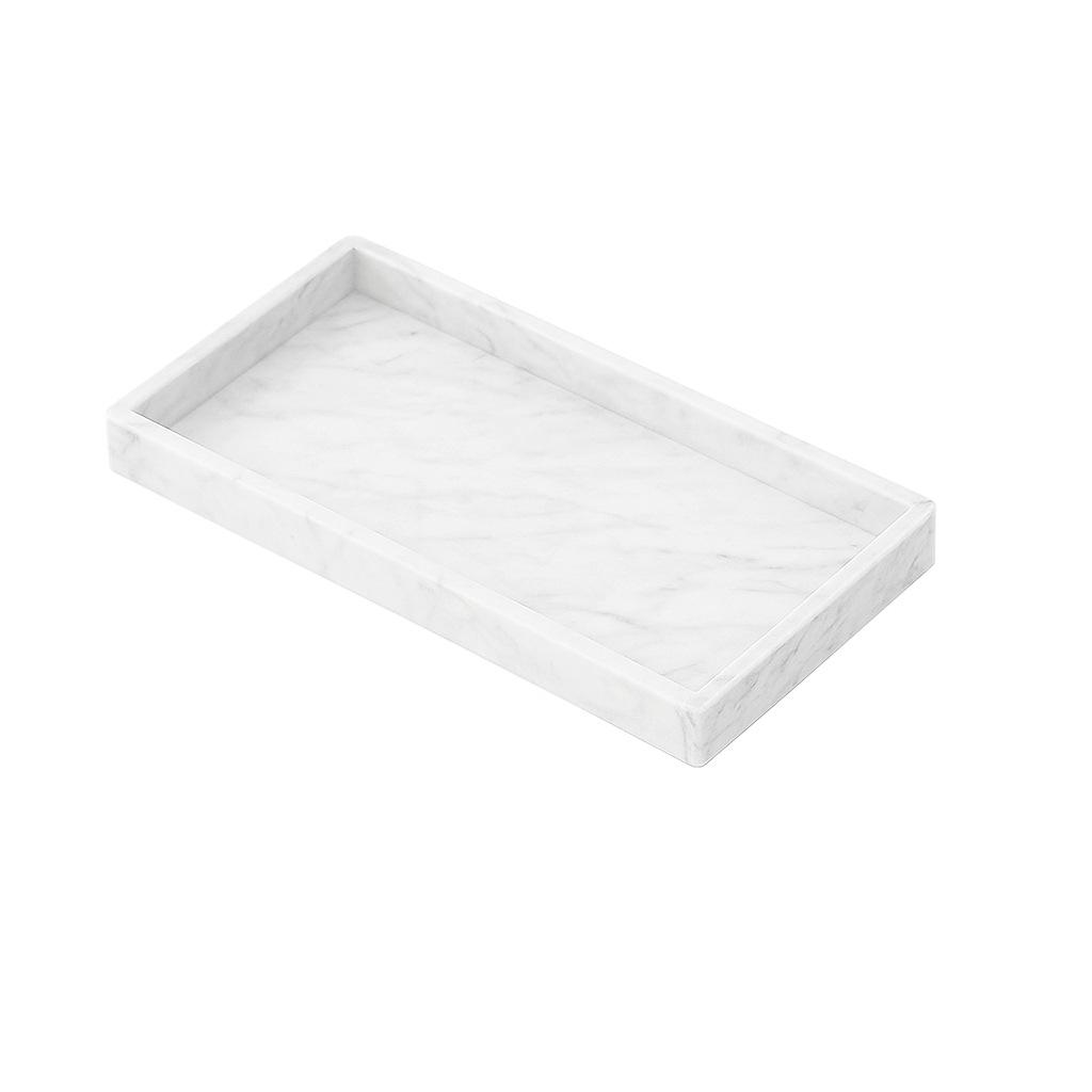 Nordic Style Marble Silicone Tray for Living Room, Bathroom, or Vanity