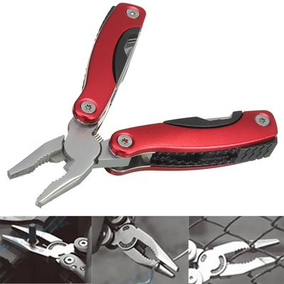 Portable Compact Pocket Stainless Steel Outdoor Survival Multi Tool Plier With Pouch