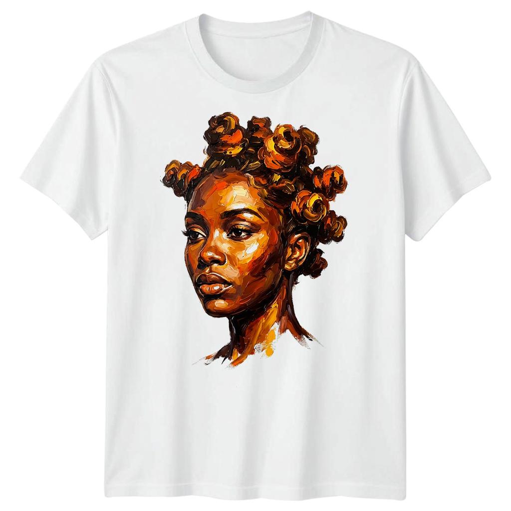 Unisexs Black Art Graphic T Shirt Classic Fit Crewneck Cotton Graphic Tee