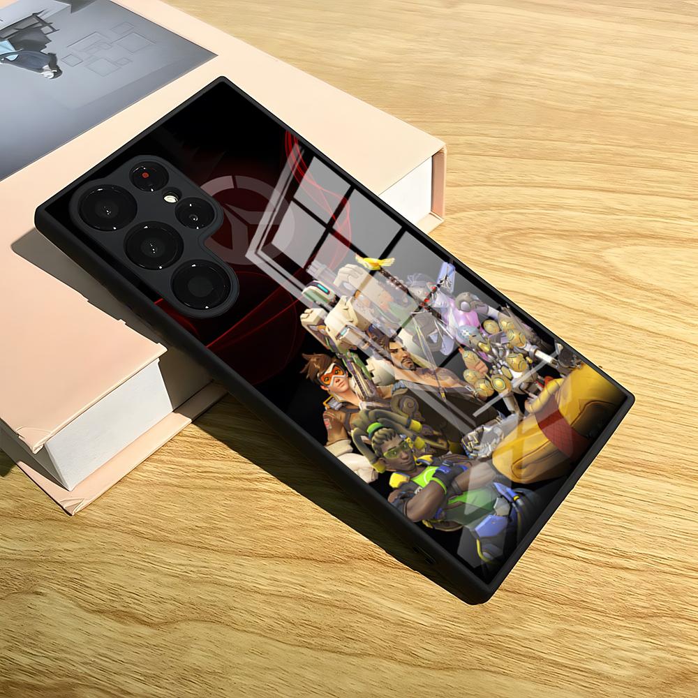 Game Overwatch Phone Case For S25 Ultra Samsung S26 S24 Fe S22 S20 S23 21 Plus A54 A34 A53 A16 Glass Cover