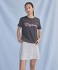 City Breeze Glass Motif Mini Skirt_Melange Grey