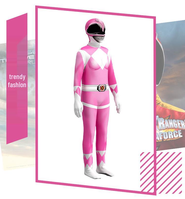 Dětské dinosauří ranger Halloween Cosplay overaly - 5 jedinečných přiléhavých kostýmů