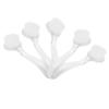 5pcs Soft Nail Dust Cleaning Brush Nail Art Powder Removal Brushes Manicure   Tool White