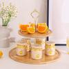 Bamboo Wood Multi-Tier Fruit and Snack Serving Tray