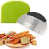 Dough Scraper 2pcs(9.5cmx12cm) Food Grade Plastic, Non-sticky