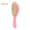 Men Beard Brush with Ergonomic Handle Nylon Boar Bristle Curved Wave Beard Straightener Brush Home Salon Men Mustache Grooming Styling Tools