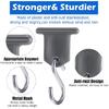 BBTO 14 Pieces RV Awning Hooks for Lights Camping Awning Accessory Hangers Plastic Metal S Shaped Gray Hooks Set Camper Light Support Hanger for