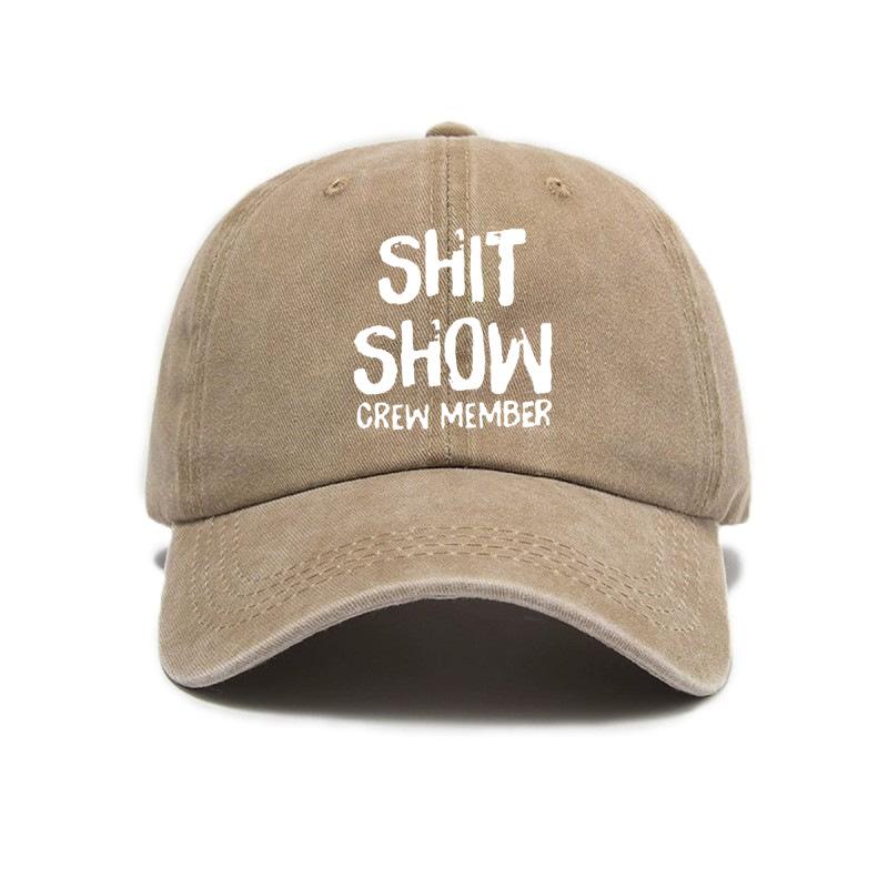 Trendy Versatile Hip Hop Letter Printing Washed Old Soft Top Sunshade Baseball Cap Unisex Baseball Cap
