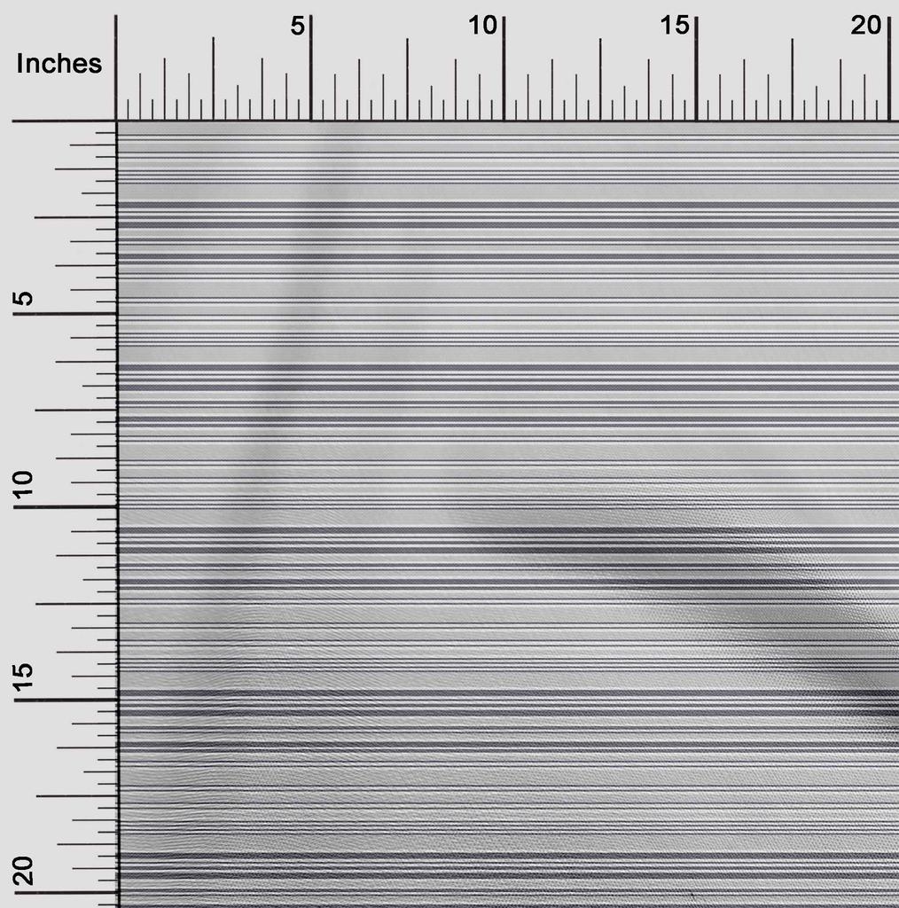 oneOone Cotton Flex Fabric Texture Stripe Print Fabric By Yard 40 Inch Wide