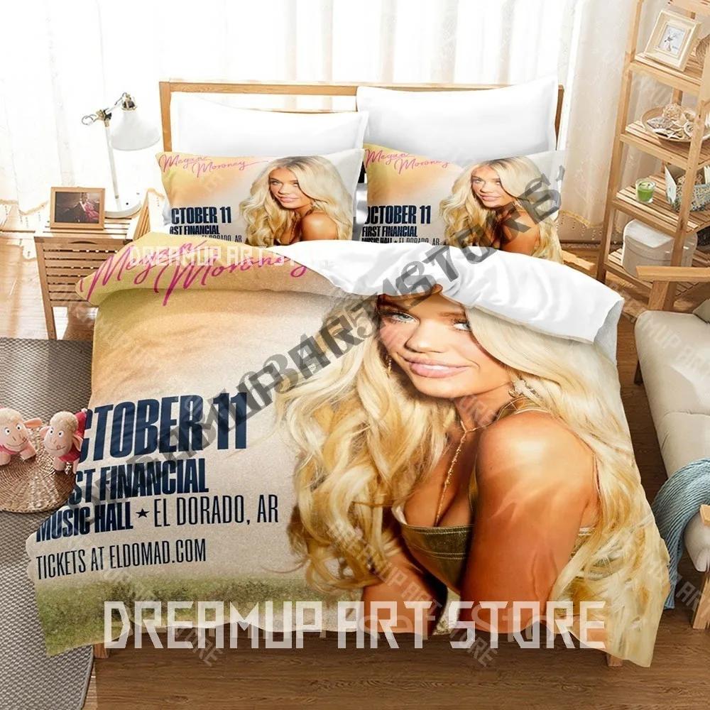 3D Print Megan Moroney Am I Okay Bedding Set Single Twin Full Queen King Size Bed Set Adult Bedroom Duvetcover Sets Anime B