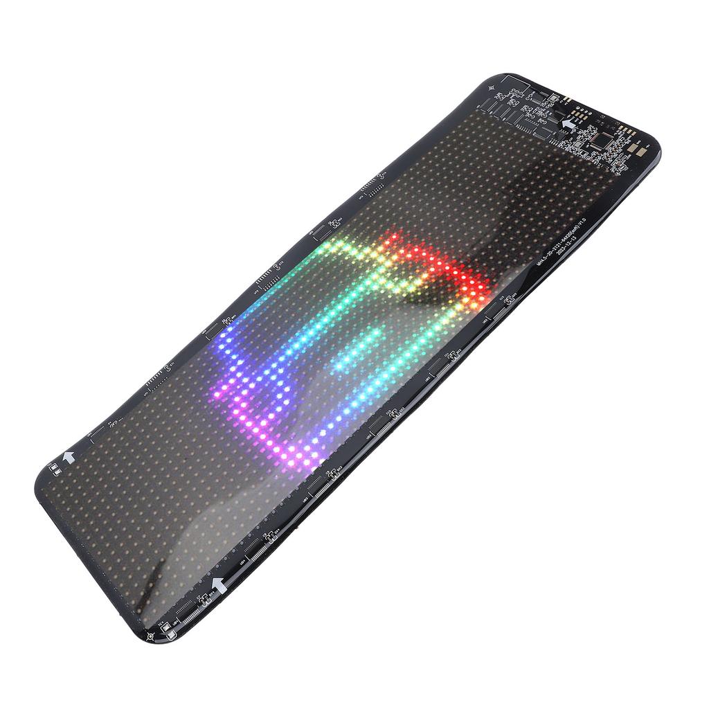 Car USB 5V LED Sign 11x32cm Bluetooth App Control Bright Programmable Custom Text Animation Pattern Display for Car RV