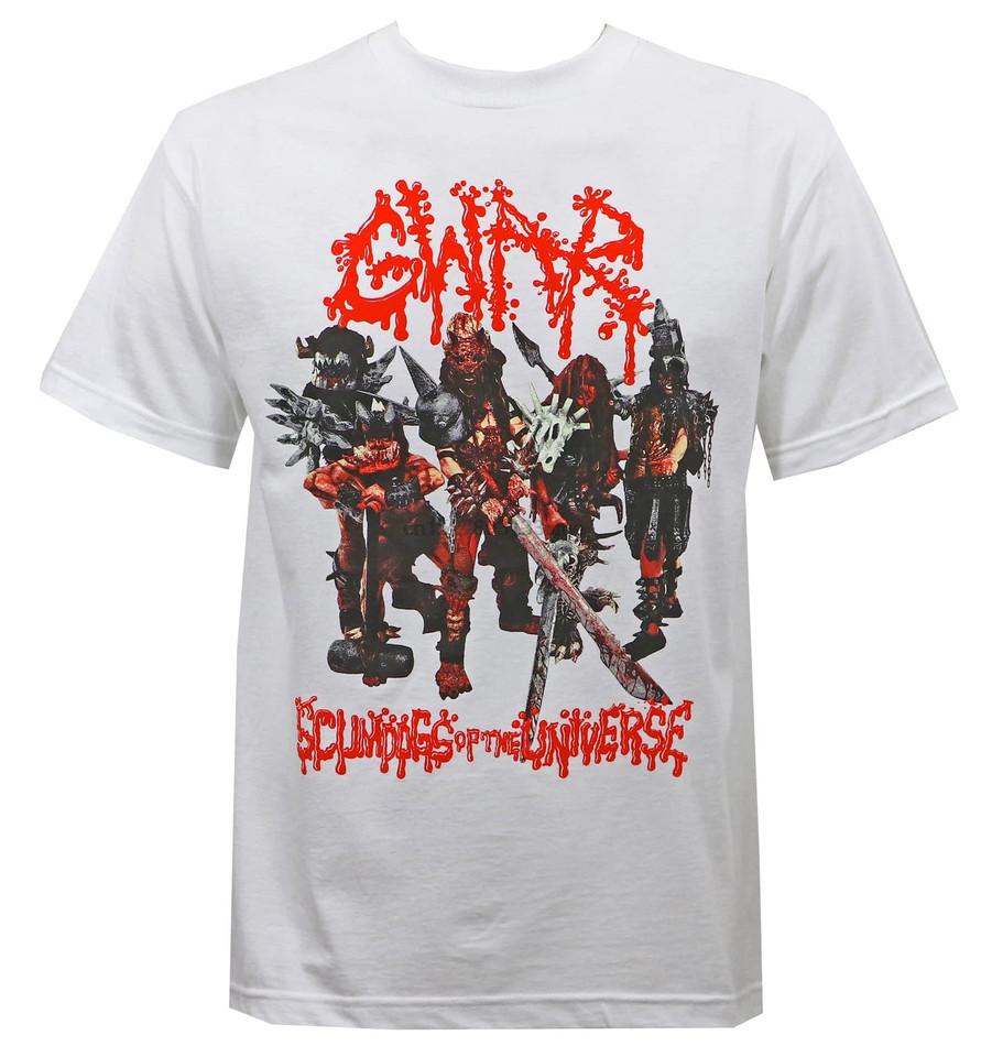 GWAR Album Men T-shirt Tops Tee White Cotton Unisex