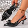 New Style Pointed-toe Shoes, Low-heeled Shoes, Bow-topped Shoes, Strap Shoes, Sandals for Women