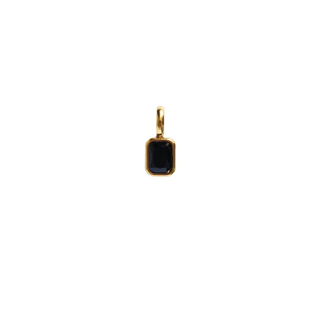 Twelve Stone Zodiac Birthday Necklace for Women - Titanium Steel Pendant with Zircon