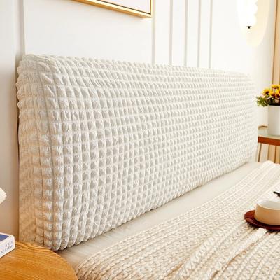 Capas Simples de Gaze Espuma para Cabeceira de Cama, à Prova de Poeira, Antiderrapantes e Resistentes ao Desgaste, Capa Protetora para Cabeceira de Cama de Madeira Doméstica, Capuz Decorativo