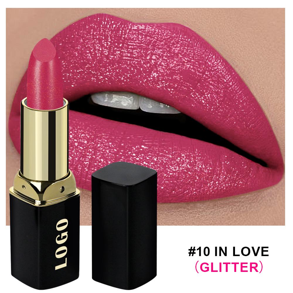 Benutzerdefinierter hochfeuchtigkeitsspendender, langanhaltender Lippenstift mit Perlglanz-Finish