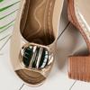 Sandales d'été neuves grande taille à talons hauts – Chaussures à bout ouvert, style européen et américain pour femmes