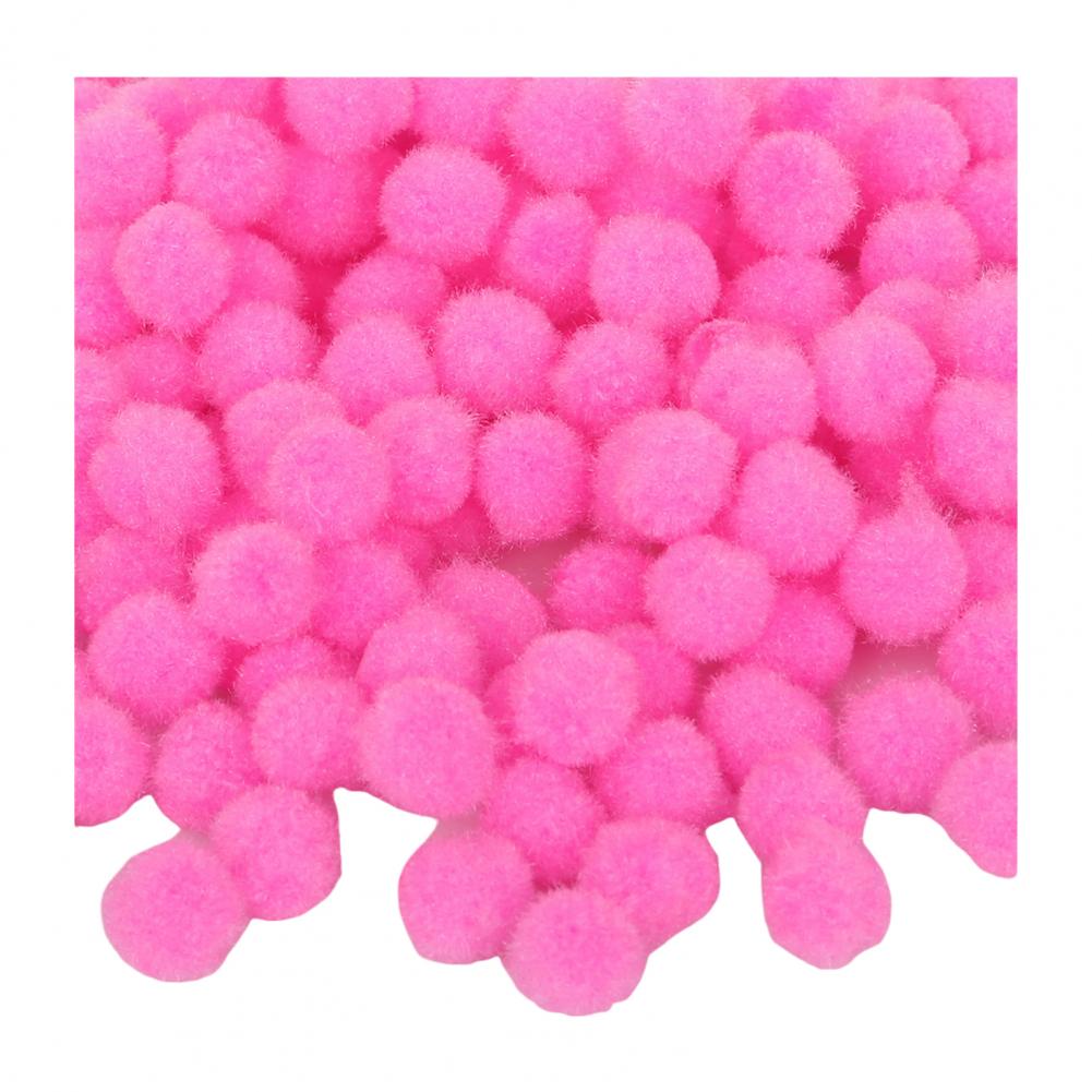 Pom Pom Craft Supplies Colorful Pom Embellishments Crafting Poms 10mm Fluffy Felt Balls for Dolls Diy Decorations for Garland