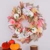 Simulation Dried Flowers Home Festival Decoration Door Decoration Pendant Eternal Flower Cross-border Texas Wildflower Wreath