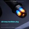 Motorcycle Scootor LED Handlebar End Turn Signal Corner Light DC12V Flasher Handle Grip Blinker Side Marker Hand Lamp 2x