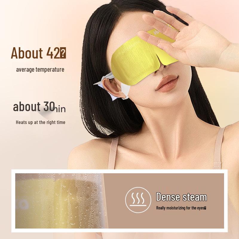 Multi-Dimensional Self-Heating Steam Eye Mask with Sixfold Nutrients for Sleep and Eye Protection.
